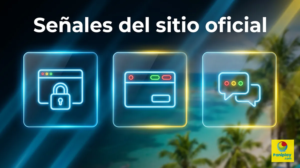 Señales para confirmar el sitio oficial de Paniplay Honduras: dominio, cabecera y redes