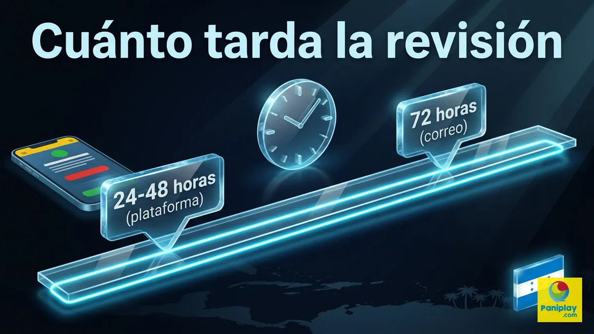Plazos de revisión de la verificación de cuenta en Paniplay: 24-48 y 72 horas